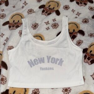NY YANKEES CROP TOP